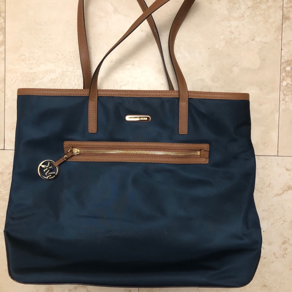 Michael Kors Navy Tote Bag